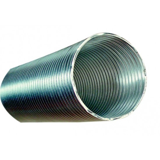 Alukanal komprimerad Oisolerad d100 3m