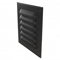 Galler flat stål svart 150x150