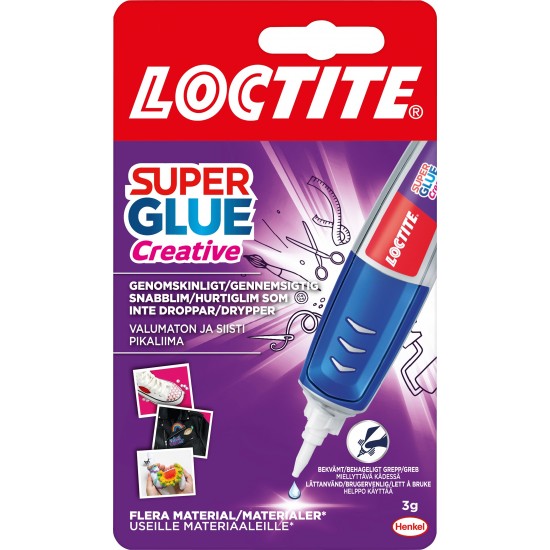 Snabblim creative pen loctite