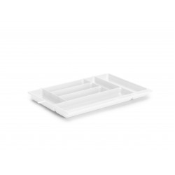 Besticklåda 7- fack n.plast Stor vit 485x326x40mm