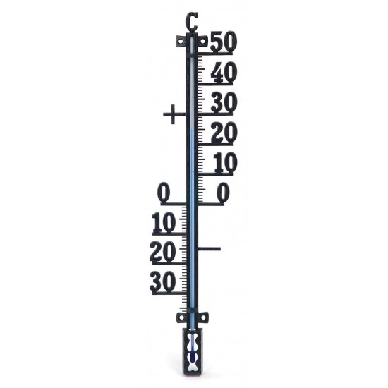 Termometer viking -30-50c ut Metall sv 420mm