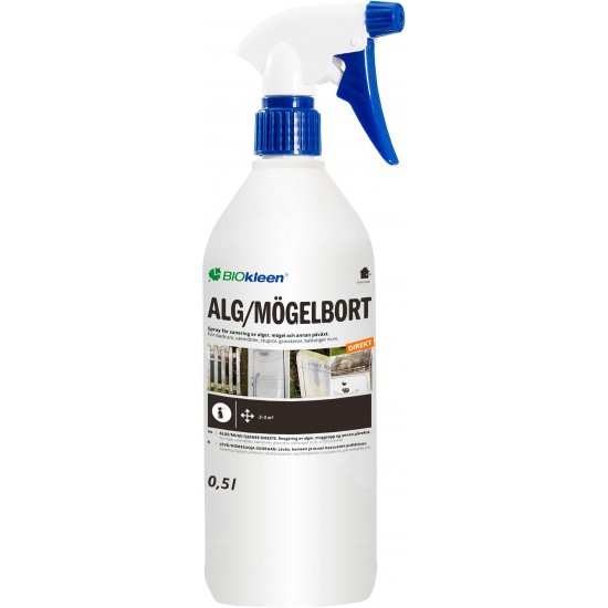 Alg/mögelborttagning direkt Biokleen inne/ute 0,5l