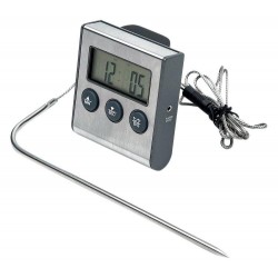Stektermometer digital med Timer viking