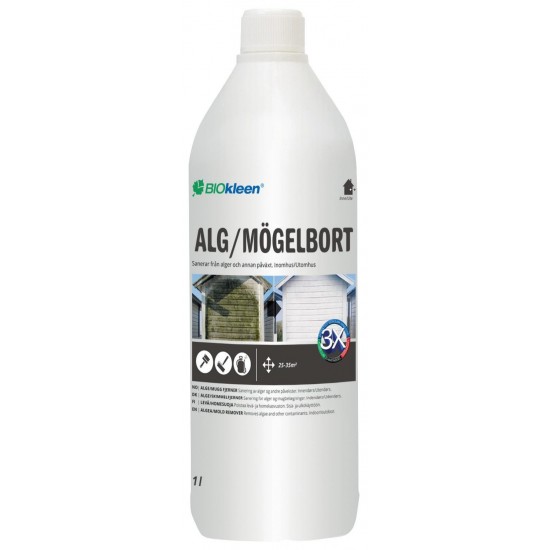 Alg&mögelborttagning biokleen Inne/ute
