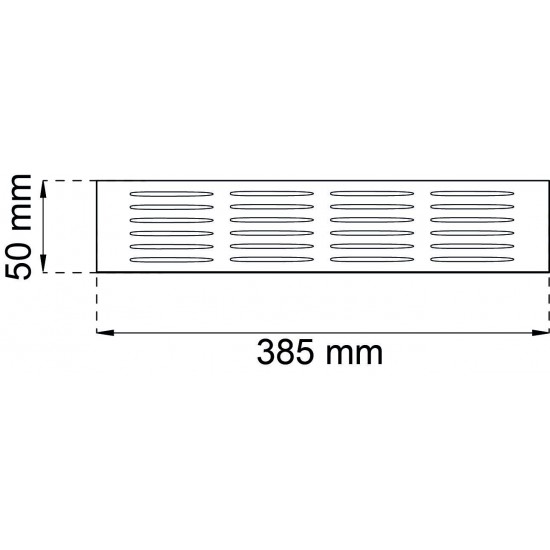 Mossbeslag takpanna 50x385mm