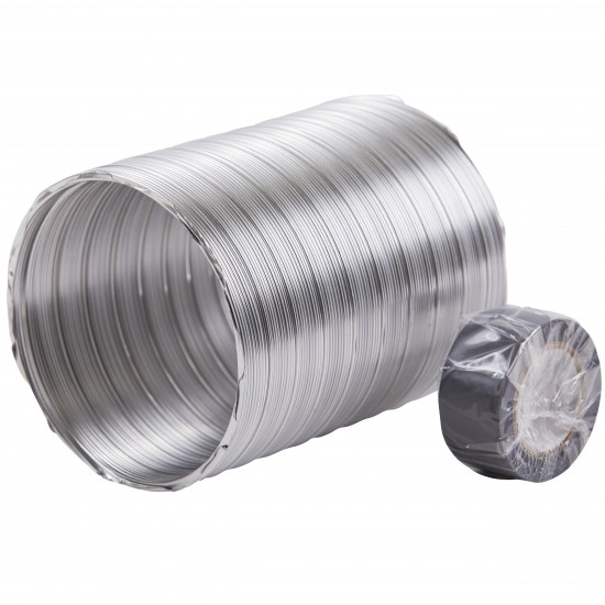 Väggenomföring alukanal med Tape d100 0,5m