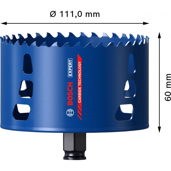 Hålsåg powerchange carbide 111mm