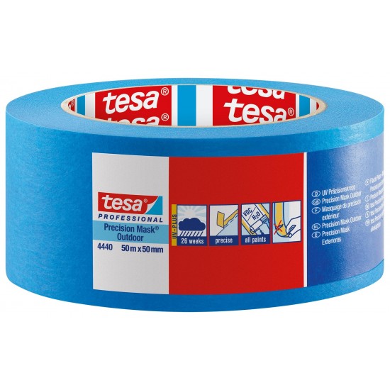 Maskeringstejp precision 4440 Outdoor tesa blå 50mx50mm