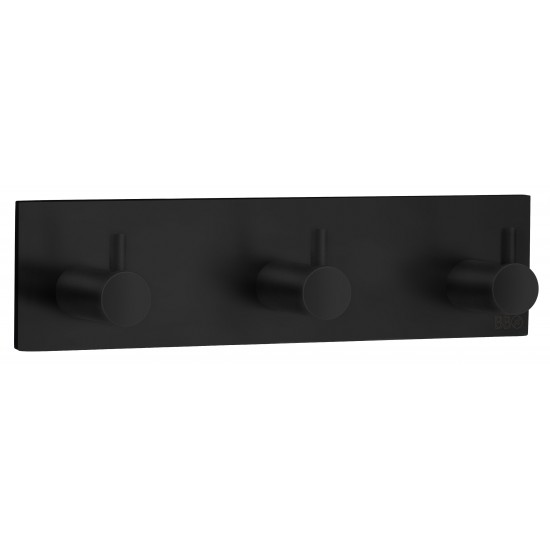 Trippelkrok bb svart Självhäftande 180x45mm