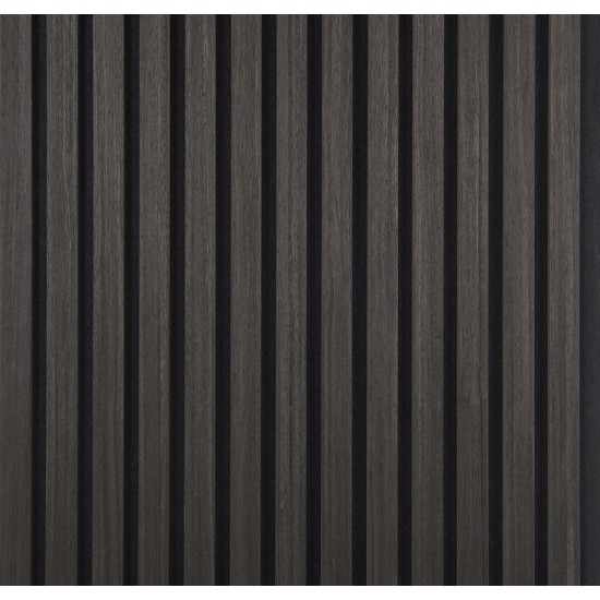 Väggpanel akustik quanti Smoked oak 18x520x2440mm