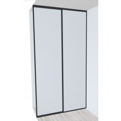 Ballingslöv Skjutdörrar 1288x2510 Lounge svart