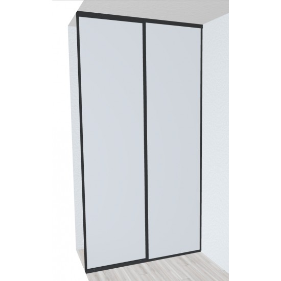 Ballingslöv Skjutdörrar 1288x2510 Lounge svart