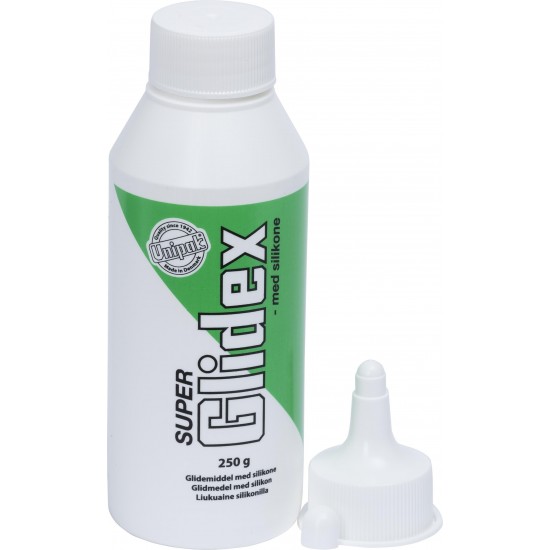 Smörjmedel superglidex med Silikon för pvc/pp