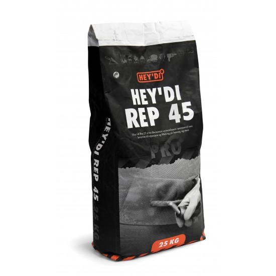 Torrbruk reparation rep-45 Heydi grå 25kg