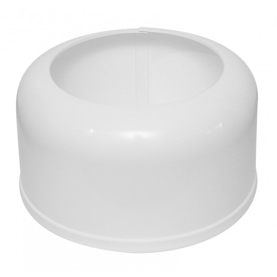 Golvhuv för wc&pvc-rör vit 110mm abs sb