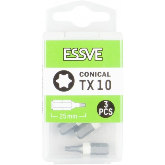 Bits tx10 konisk 25mm