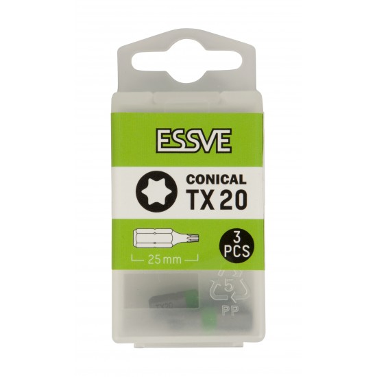 Bits tx20 konisk 25mm