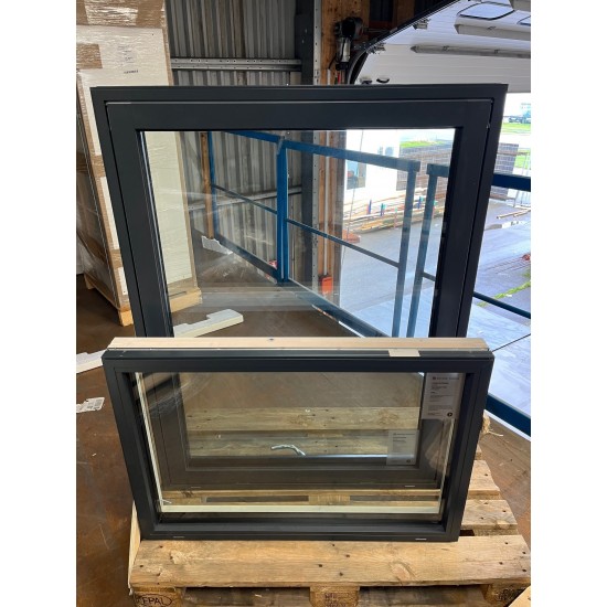 FÖNSTER 10X13 VRID ALU SVART/VIT