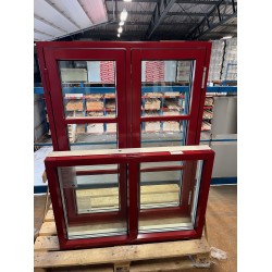 FÖNSTER 2-LUFT 10X13 ALU RÖD/VIT