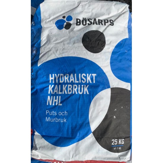 Hydr Kalkbruk 0-4mm Grov Fiber KH Bruk NHL 25kg