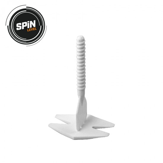 Nivåskruv spin level 1mm 250st