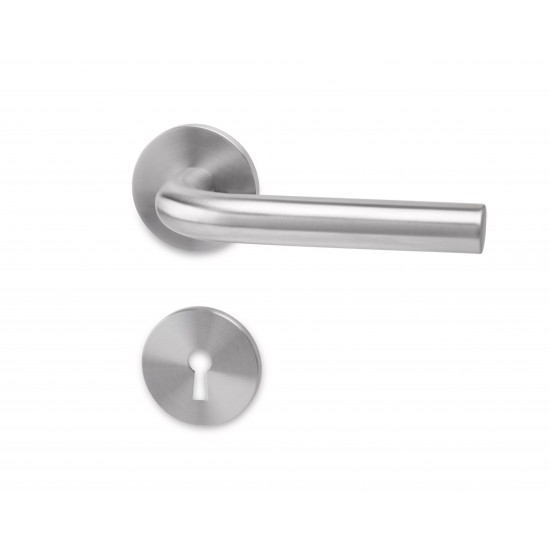 Dörrhandtag portland rf med Nyckelskylt sb