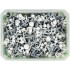 Farmarskruv borrspets sexkants Huvud m bricka vit 4,8x35 250
