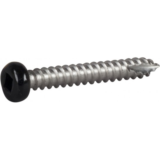 Fönsterbleckskruv rostfri a2 Svart r1 3,5x25