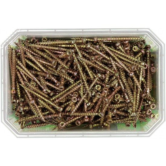 Sockelskruv tx10 gulkromaterad 3,9x42