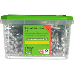 Konstruktionsskruv et-t tx30 Cyl corrseal 6,5x130