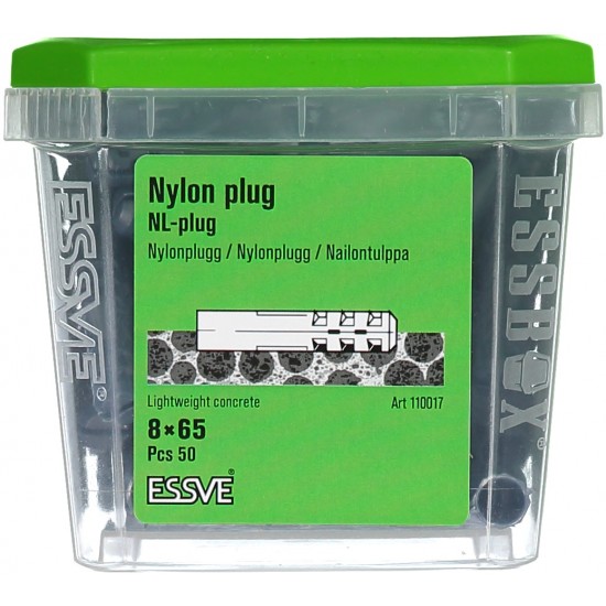 Nylonplugg 8x65