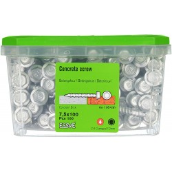 Betongskruv ecs-hf hex fläns Corrseal 7,5(6)x100