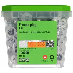 Fasadplugg gxl försänkt huvud Fzv tx40 10x200