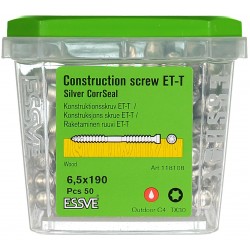 Konstruktionsskruv et-t tx30 Cyl corrseal 6,5x190