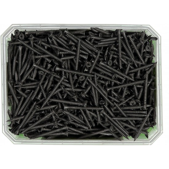 Hårdgipsskruv f trä/stålregel Ph2 fosfaterad 3,9x45