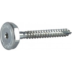 Nivåskruv för karmmontage Tx30/hex20 fzb 7,0x65