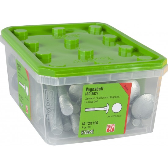 Vagnsbult 4.6u iso 8677 fzv M12x120