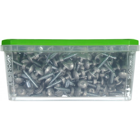 Farmarskruv decor bs silver Ral 9006 tx25 fzb 4,8x35