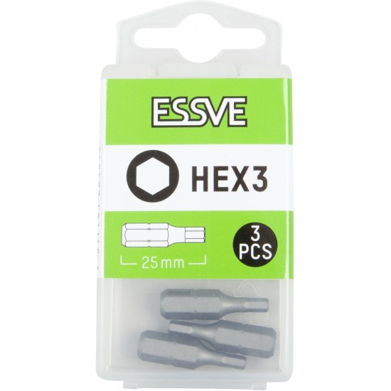 Bits insex 3x25mm
