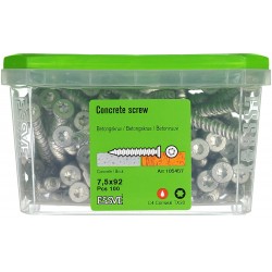 Betongskruv ecs-c försänkt Huvud corrseal 7,5(6)x92