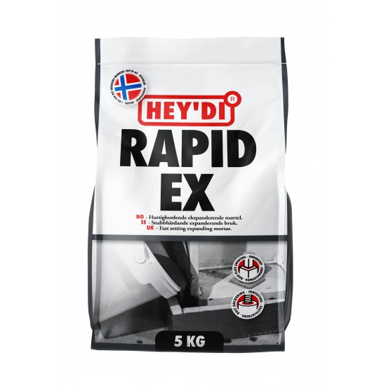 Torrbruk rapid ex heydi Expanderande grå 5kg