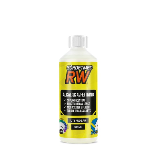 Avfettningsmedel rw alkalisk Superkoncentrat flaska 0,5l