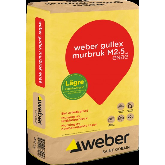 Murbruk gullex enae m2,5 20kg