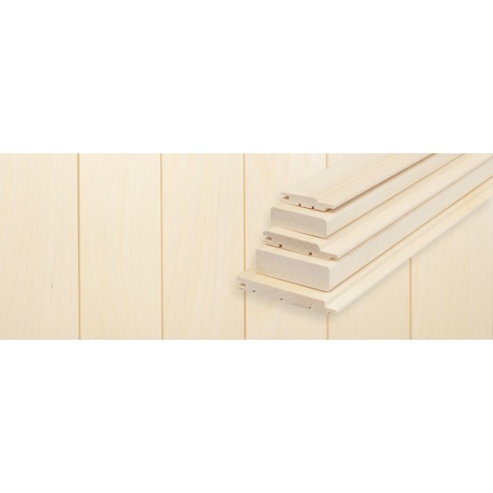 Bastupanel asp softline 12x65x2700mm