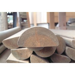 HALVRUND SLANA KLYVD TILL 100MM  L=3,0M IMP  