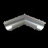 Rännvinkel rvy ytter halvrund Silvermetallic 045 125mm 90gr