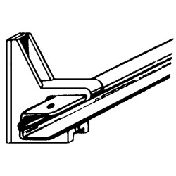 Glidlist universal vit 550mm