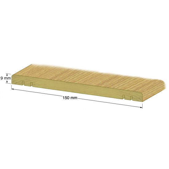 Tröskel ek 9x150mm 200cm