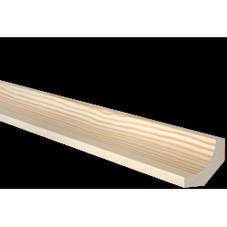 Hålkälslist furu obh 15x43mm