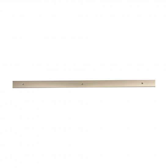 Sidavslutningslist naturelox Aluminium rak 610x30mm
